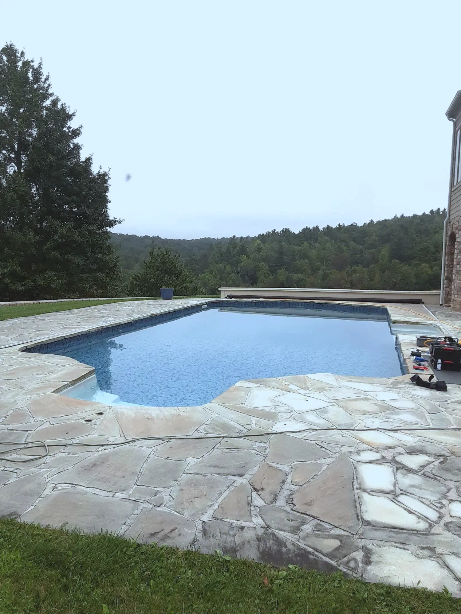 Pool Inspection in Newland Reveals a Plumbing Leak